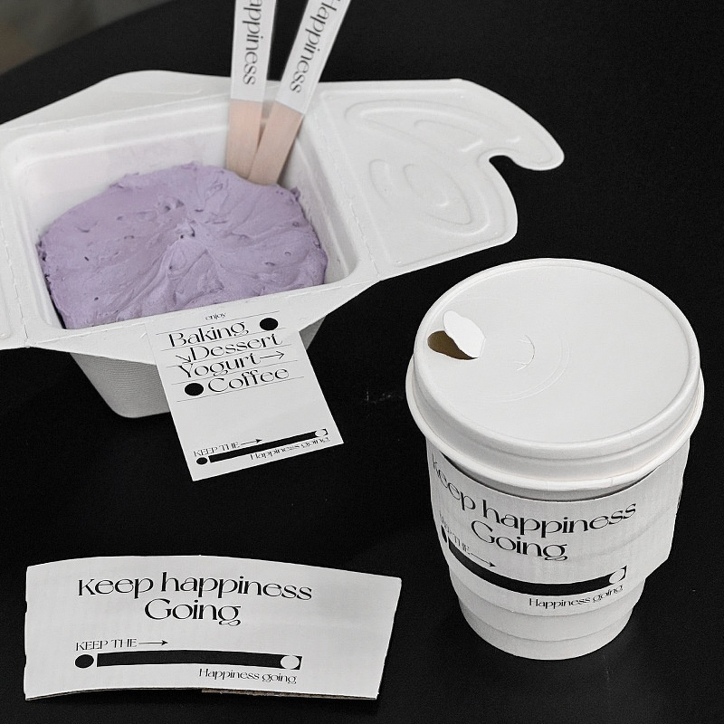 Disposable Kraft Lunch Box Supplier - OEM Internet Celebrity Yogurt Brown Rice Pulp