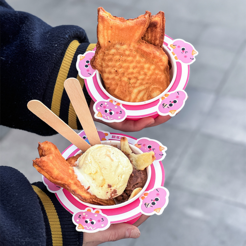 Taiyaki Ice Cream Cups Factory - OEM Eco-Friendly 3-8oz Compostable Kraft