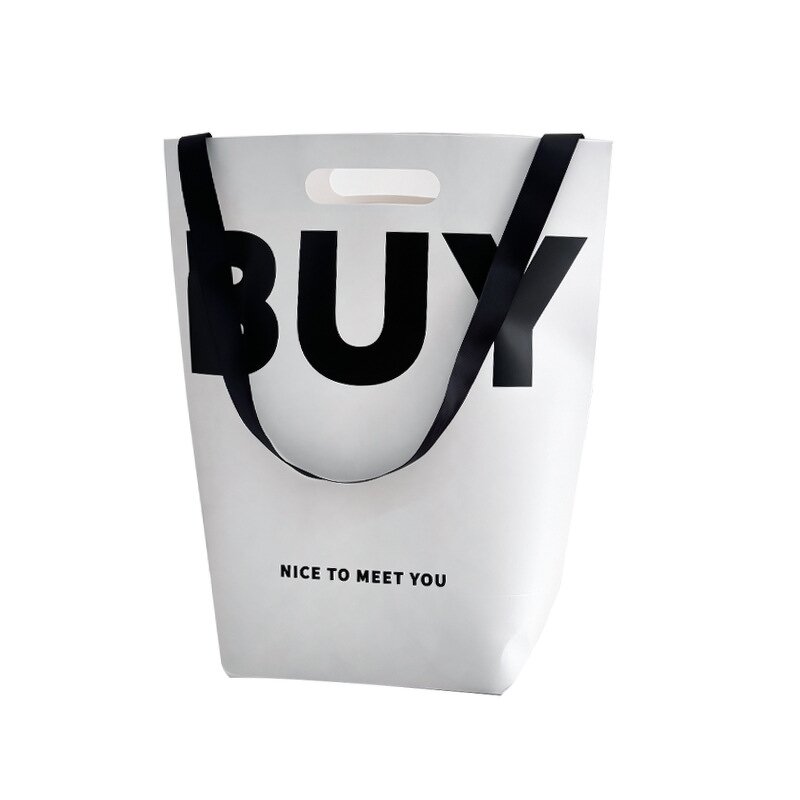 Shopping Paper Bag Factory - OEM Customized White Cardboard Bucket Cosmetics