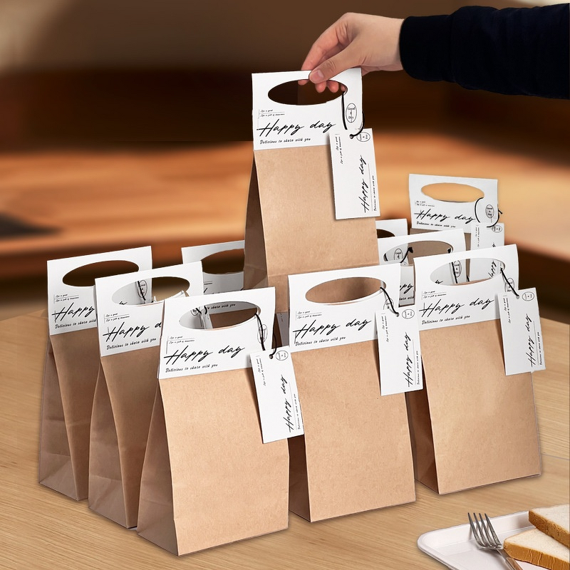 Food-Grade Kraft Paper Bag Manufacturer - OEM Handmade Alkaline Water Card Head