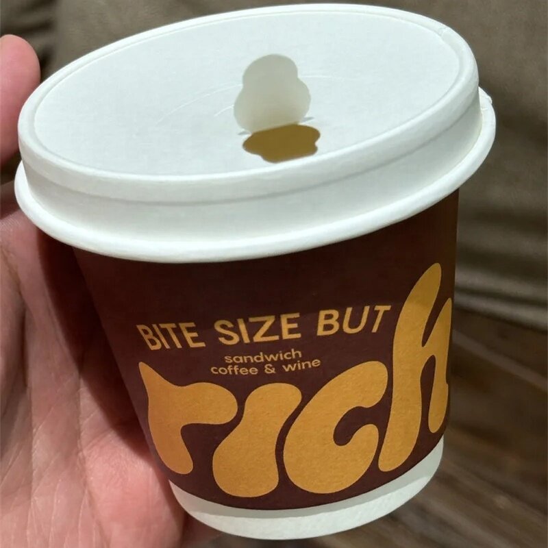 Paper Coffee Cup Lid Factory - OEM Wholesale 90mm Eco-friendly Biodegradable