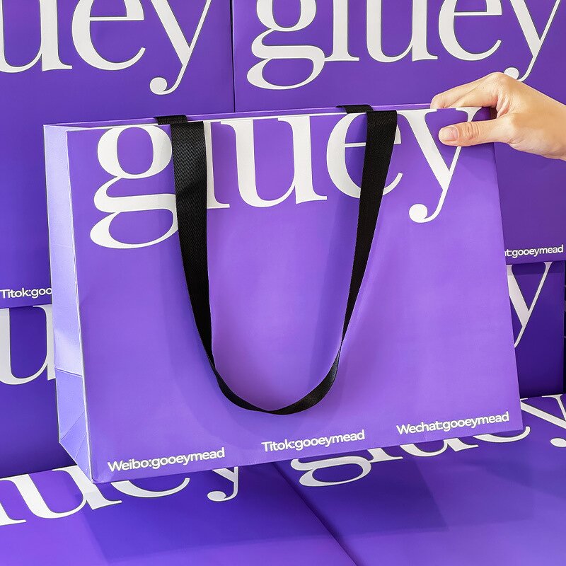 Eco-Kraft Paper Cloth Bag Factory - OEM Custom Logo Printed Garment Perfume Bag