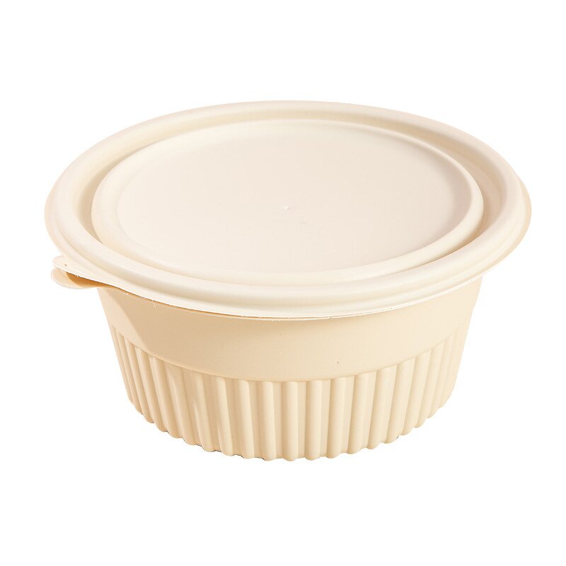 Corn Starch Bowls Manufacturer - OEM Wholesale Round Disposable Noodles Soup Bowls
