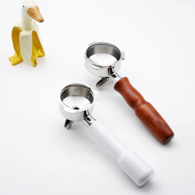 Stainless Coffee Portafilter Supplier - OEM Durable 51mm with Black Handle Stock