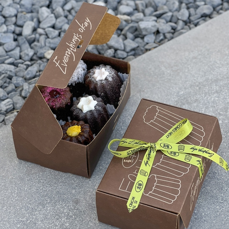 Dessert Pastry Box Supplier - OEM Wholesale 6-Pack Recyclable Stamping Printed