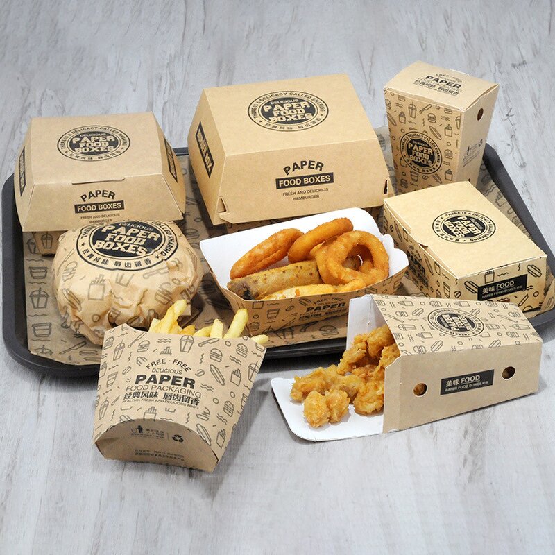 French Fries Packaging Manufacturer - OEM Wholesale Fast Food Take Away Kraft Box