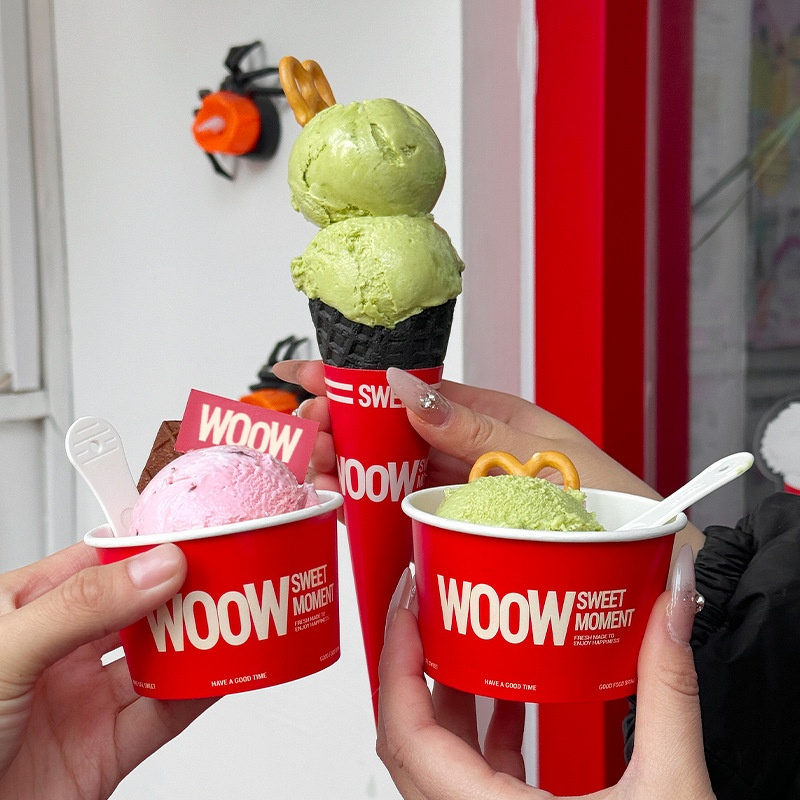 Small Yogurt Cups Supplier - OEM Trendy Single Wall 3-8oz Disposable Paper