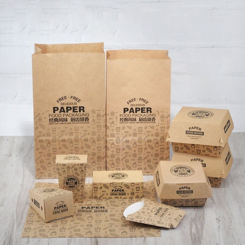 Hamburger Packaging Box Supplier - OEM Disposable Foldable Fried Chicken Platter