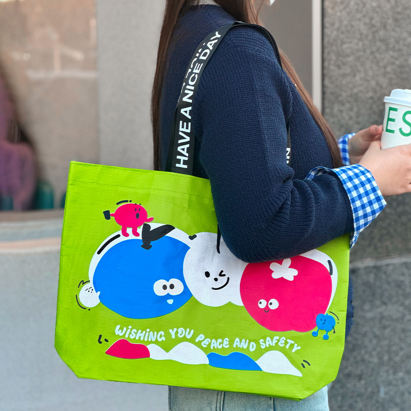 Woven Paper Cups Handbag Supplier - OEM Eye-catching Snakeskin Logo Double Wall