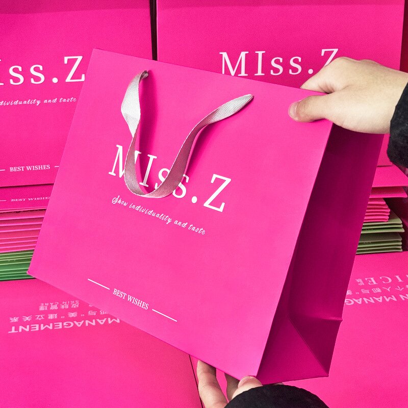 Paper Shopping Bags Supplier - OEM Factory Reusable Custom Printed with Logo