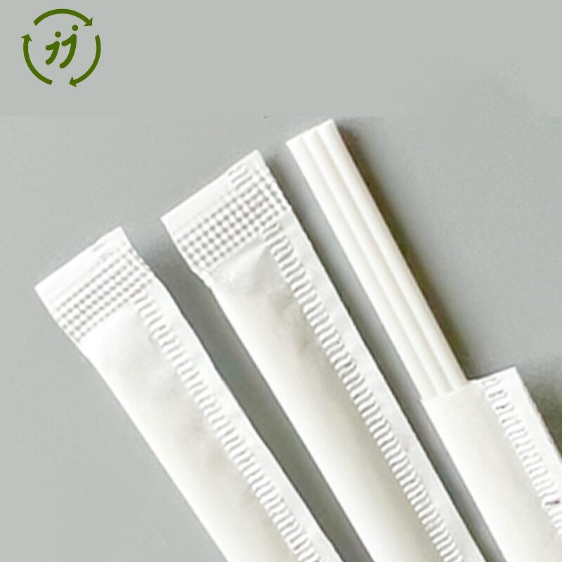 Coffee Straw Supplier - OEM Hot Selling Pointed White Three Hole Disposable