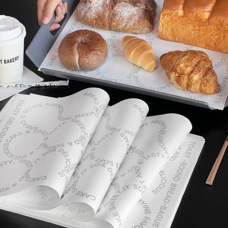 Waxed Paper Supplier - OEM Food Grade Pe Wax Burger Wrap Paper Customize