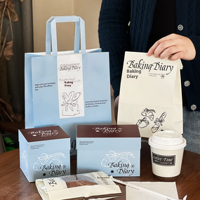 Corrugated Cake Box Manufacturer - OEM Mini 2-inch for Baked Desserts UV Logo