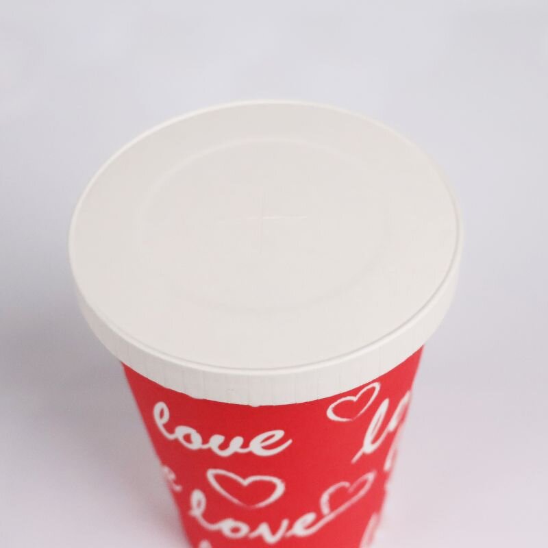 Kraft Paper Cup Lid Supplier - OEM Factory Custom Biodegradable for 10-20oz
