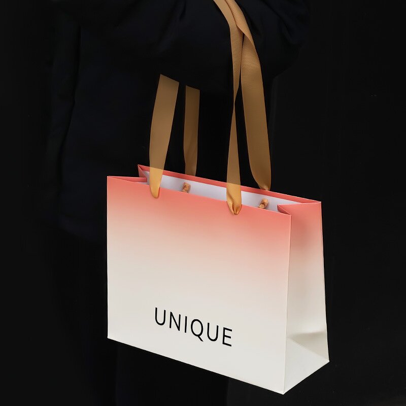 Kraft Shopping Paper Bag Factory - OEM Custom Design Fancy GSM Item Time