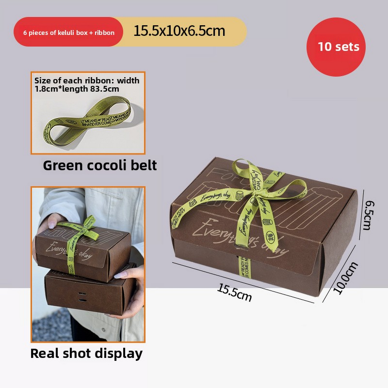 Dessert Pastry Box Supplier - OEM Wholesale 6-Pack Recyclable Stamping Printed