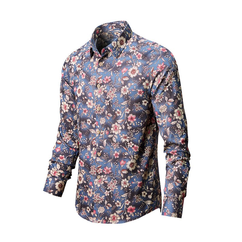 Men's Shirt Manufacturer - OEM High Quality Cotton Calico Slim
