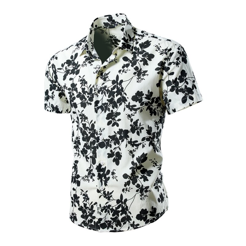 Men's Shirt Factory - OEM Hot Sale Summer Floral Printed Short