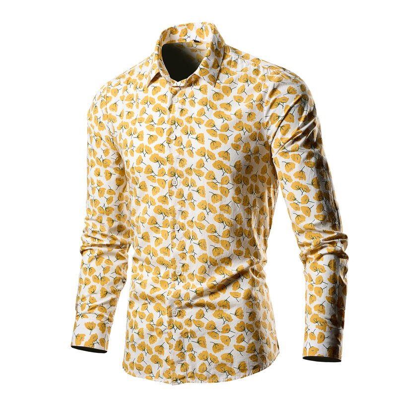 Men's Shirt Manufacturer - OEM Four Seasons Casual Loose Long Sleeve