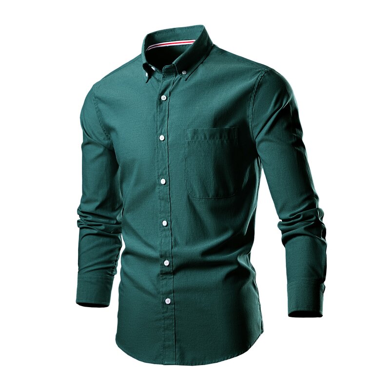 Men's Shirt Factory - OEM Solid Color Plus Size All Fit Long
