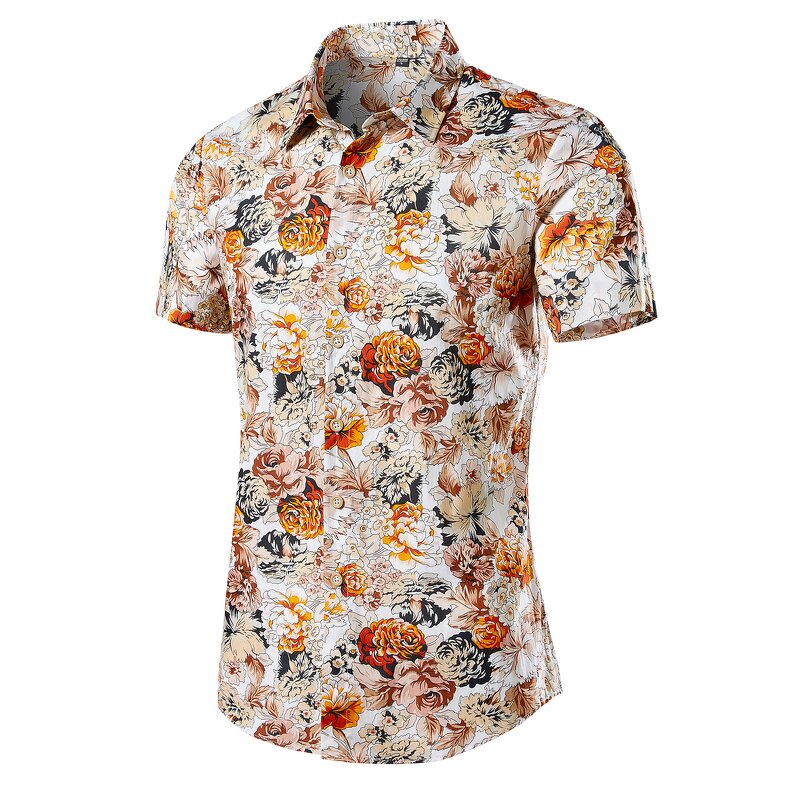 Men's Hawaiian Shirt Factory - OEM Funky Short Sleeve Skulls Pocket