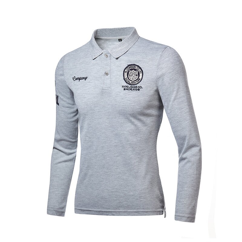 Men's Polo Shirt Manufacturer - OEM Custom Embroidered Long Sleeve