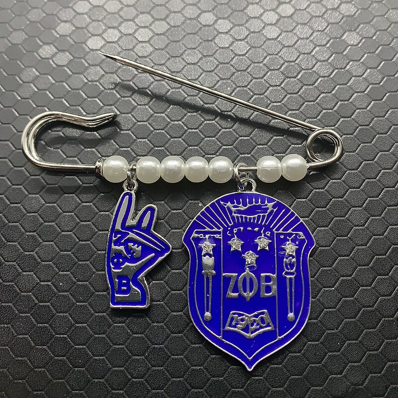 Greek Jewelry Pin Factory - OEM Fashionable Zeta Phi Beta Paraphernalia