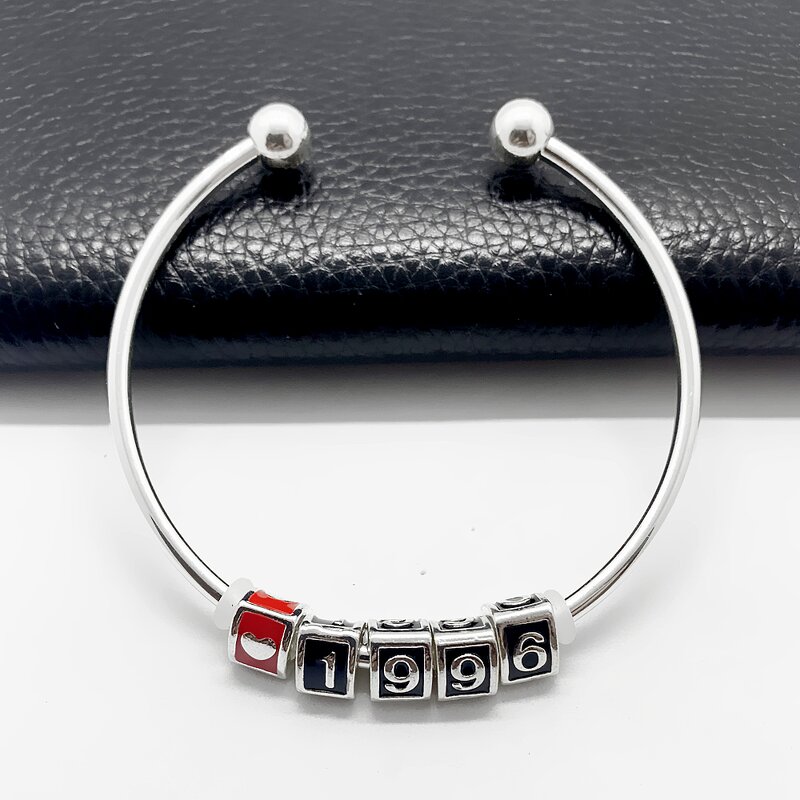 Adjustable Bangle Factory - OEM Personal Custom Number Beads