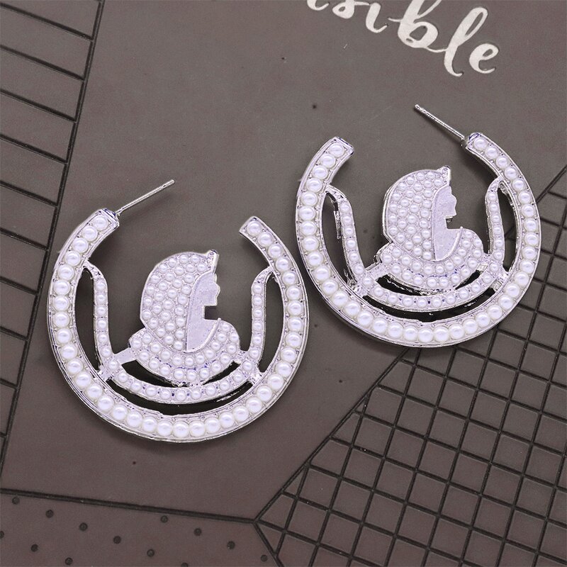 Masonic Earrings Manufacturer - OEM Stylish Pearl Daughter of Isis