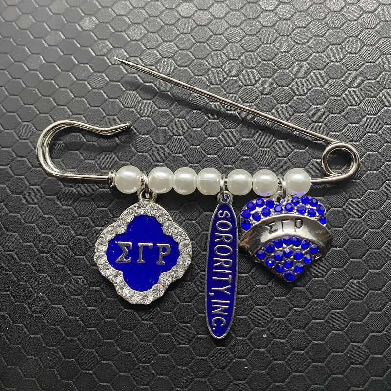 Sorority Brooch Manufacturer - OEM 2025 New Dainty Sigma Gamma Rho
