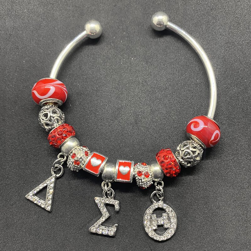 Beaded Bangle Factory - OEM High Quality DIY Red White Delta