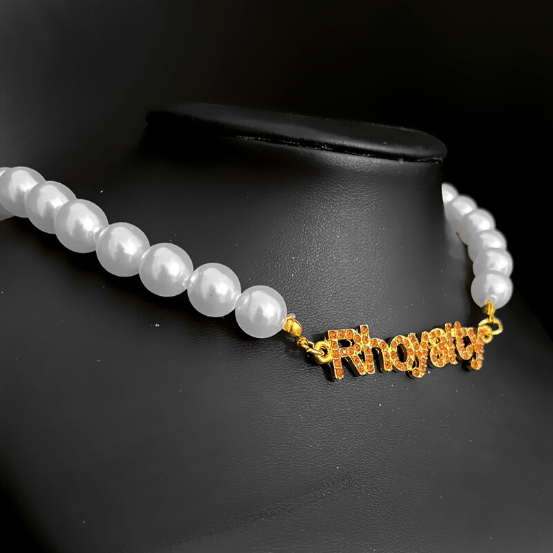 Pearl Choker Manufacturer - OEM Royalty Charm Link Necklace
