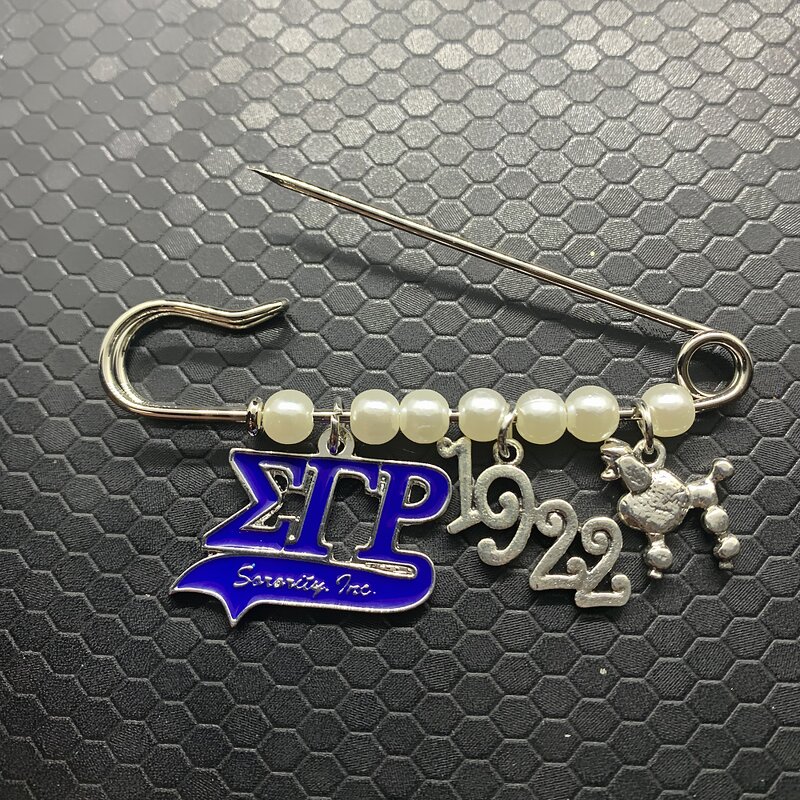 Sorority Brooch Manufacturer - OEM 2025 New Dainty Sigma Gamma Rho