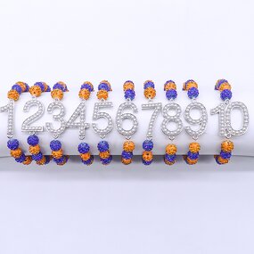 Sorority Bracelet Factory - OEM Gold Blue Sigma Gamma Rho Beads