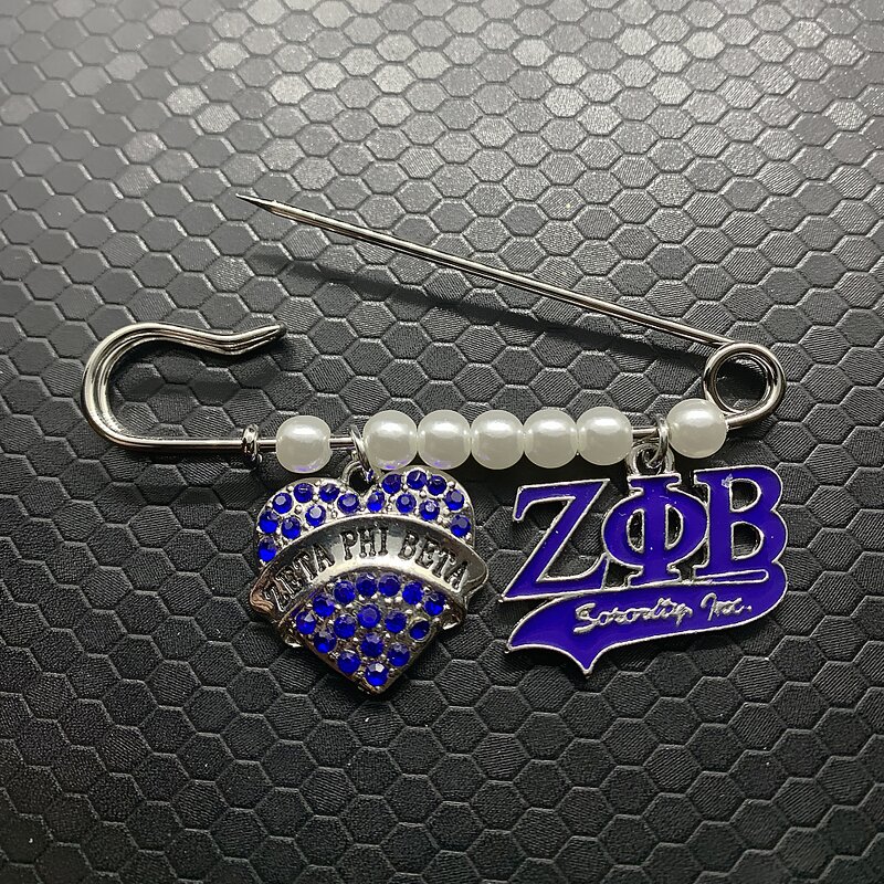 Greek Jewelry Pin Factory - OEM Fashionable Zeta Phi Beta Paraphernalia