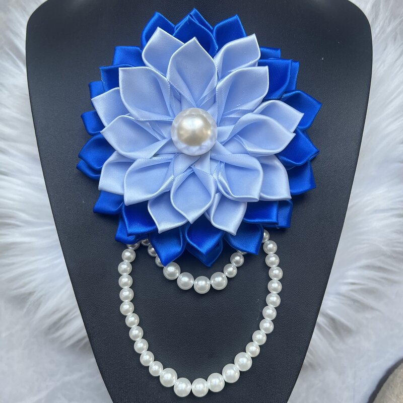 Corsage Pin Factory - OEM Handcrafted Purple Red DST Symbol