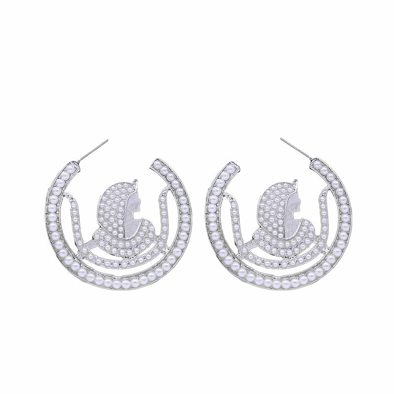 Masonic Earrings Manufacturer - OEM Stylish Pearl Daughter of Isis