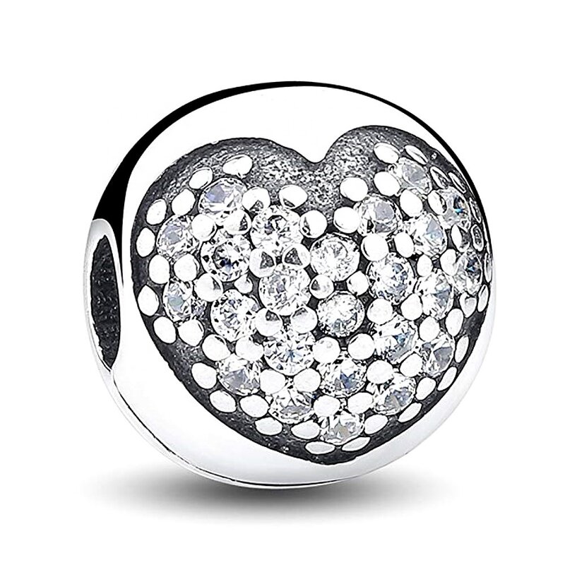 Heart Bead Manufacturer - OEM Custom Bling Crystal Big Hole