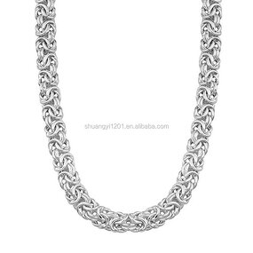 Byzantine Necklace Factory - OEM Stainless Steel Silver Chain