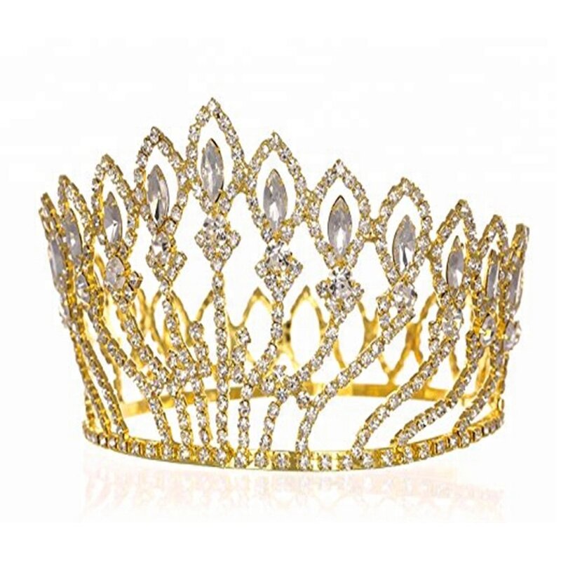 Queen Crown Factory - OEM Trendy Zinc Alloy Crystal Hair