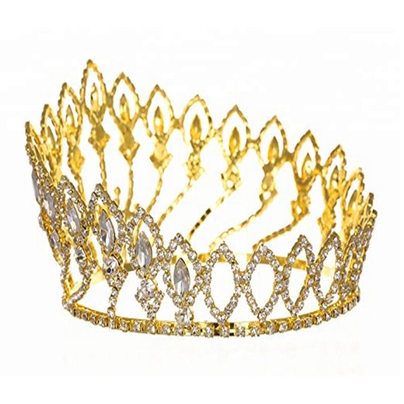Queen Crown Factory - OEM Trendy Zinc Alloy Crystal Hair