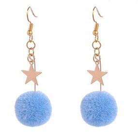 Pom Earrings Manufacturer - OEM 2020 Fashion Star Charms