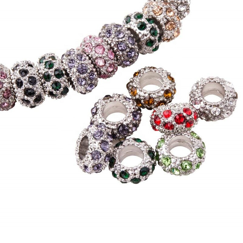 European Bead Factory - OEM Metal Alloy Big Hole Crystal