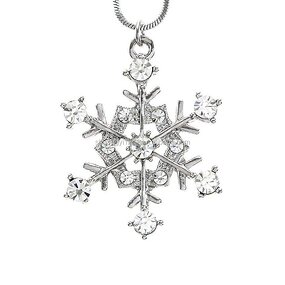 Snowflake Pendant Manufacturer - OEM Christmas Gift Crystal Jewelry