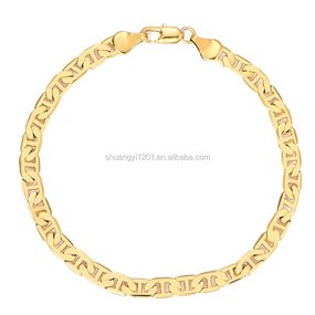 Figaro Bracelet Manufacturer - OEM Gold Plated Stainless Steel