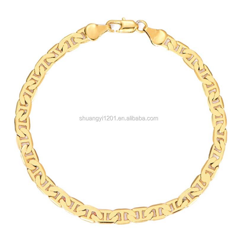 Figaro Bracelet Manufacturer - OEM Gold Plated Stainless Steel