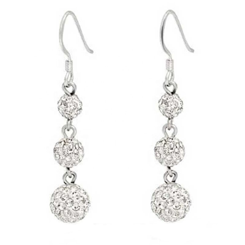 Tassel Earrings Manufacturer - OEM Fashion Party Rhinestone Clay