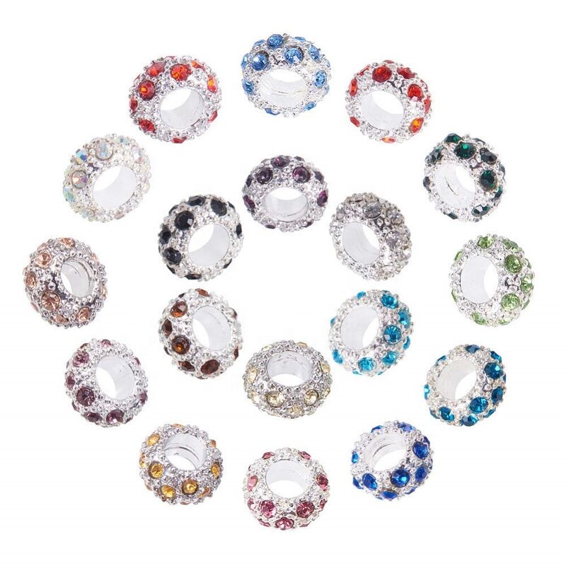 European Bead Factory - OEM Metal Alloy Big Hole Crystal