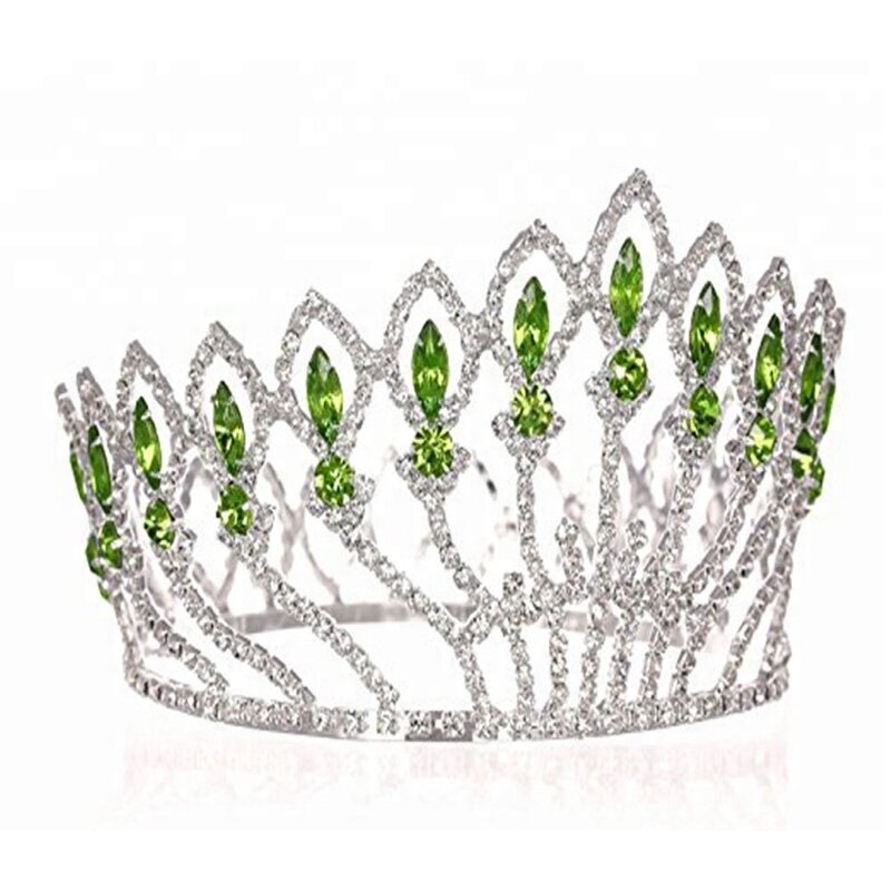 Queen Crown Factory - OEM Trendy Zinc Alloy Crystal Hair