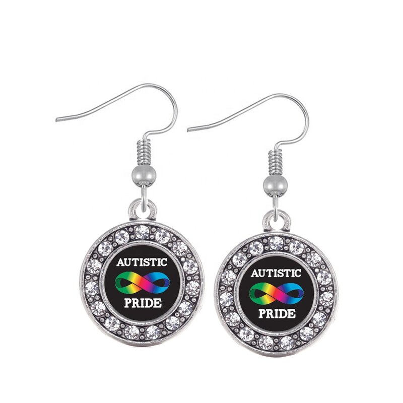 Autism Earrings Factory - OEM Eco Friendly Puzzle Piece Ribbon